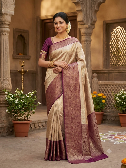 Pure Kanchipuram Silk Saree