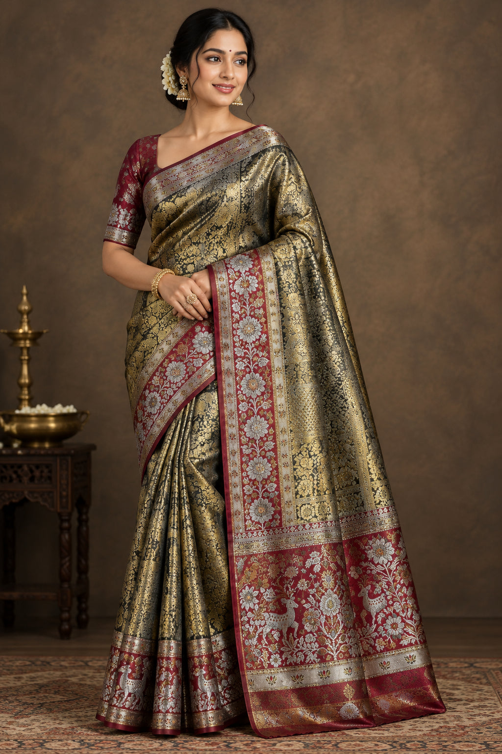 Pure Kanchipuram Silk Saree
