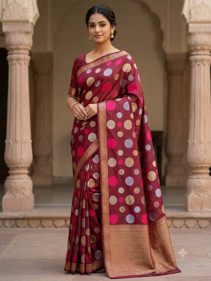 Kanchi Mix Silk Saree