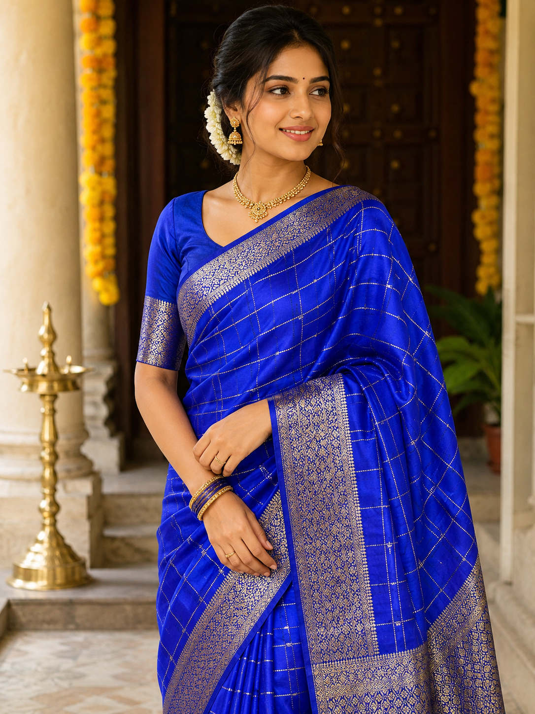 Pure Mysore Silk Saree.