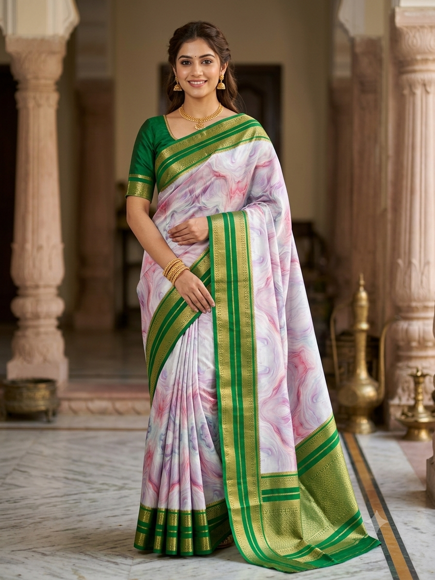 Pure Mysore Silk Saree.