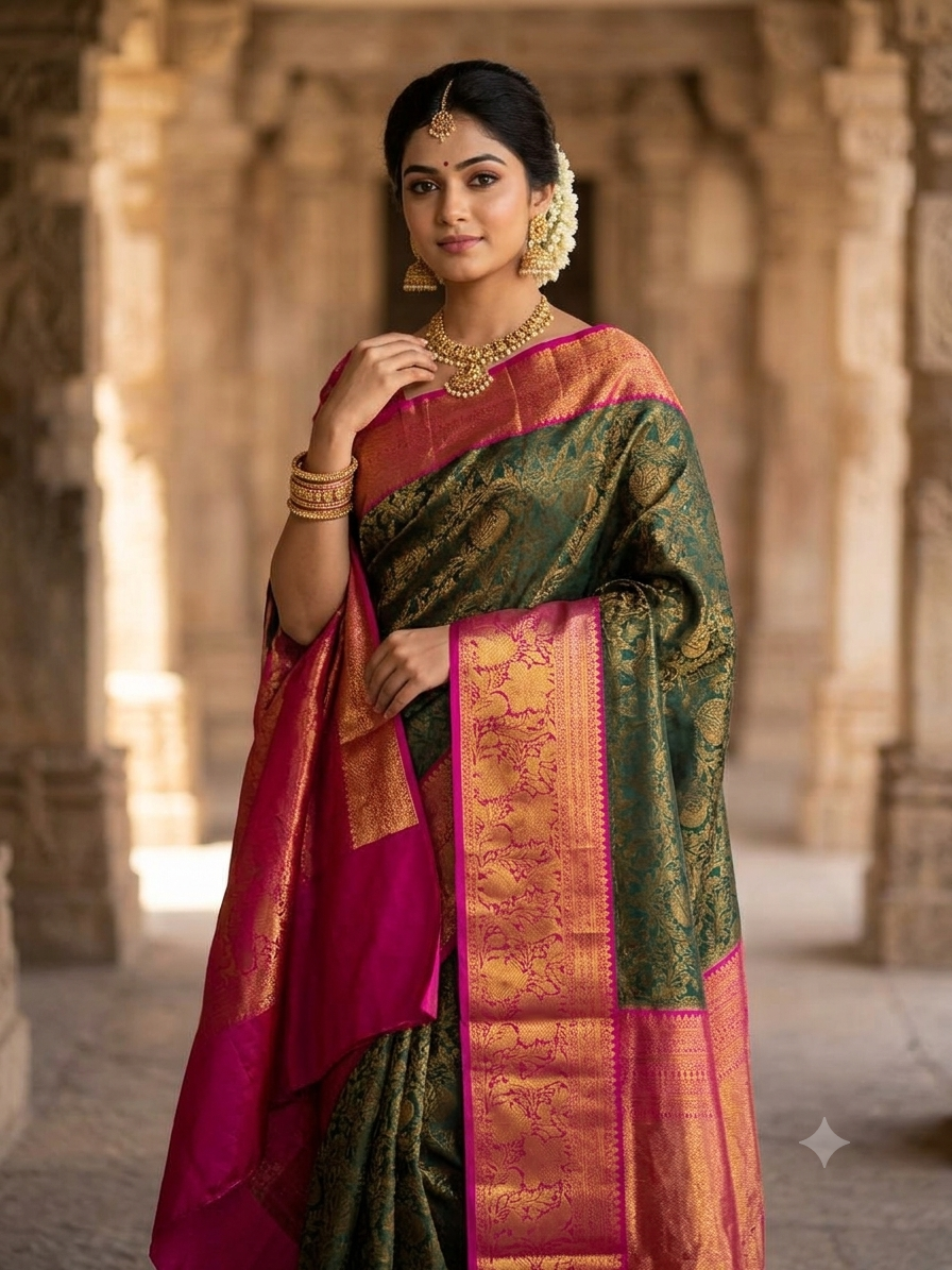 Pure Kanchipuram Silk Saree