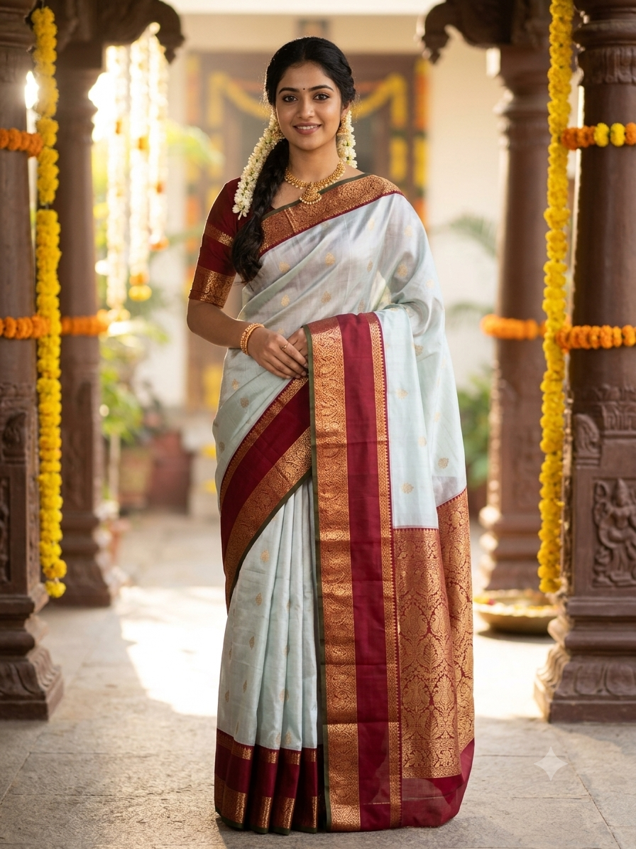 Pure Kanchipuram Silk Saree
