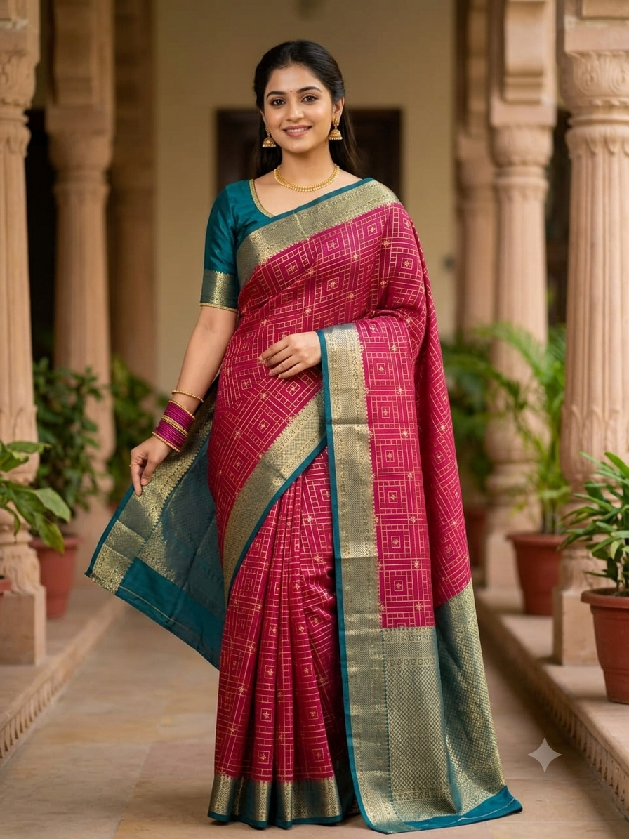 Pure Mysore Silk Saree.