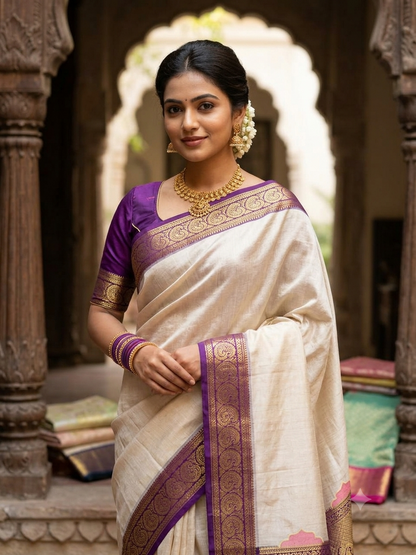 Pure Mysore Silk Saree ( 60 Grams )