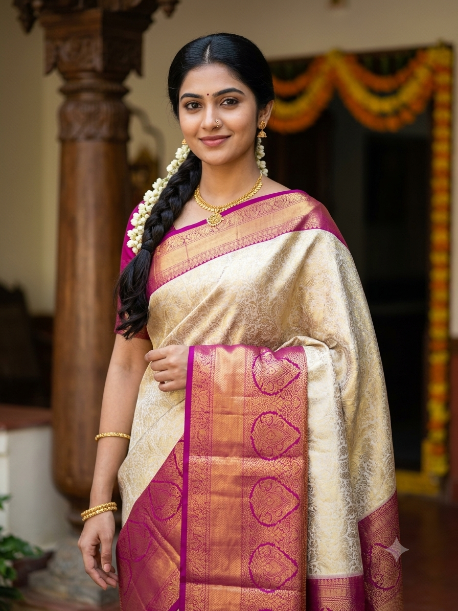 Pure Kanchipuram Silk Saree