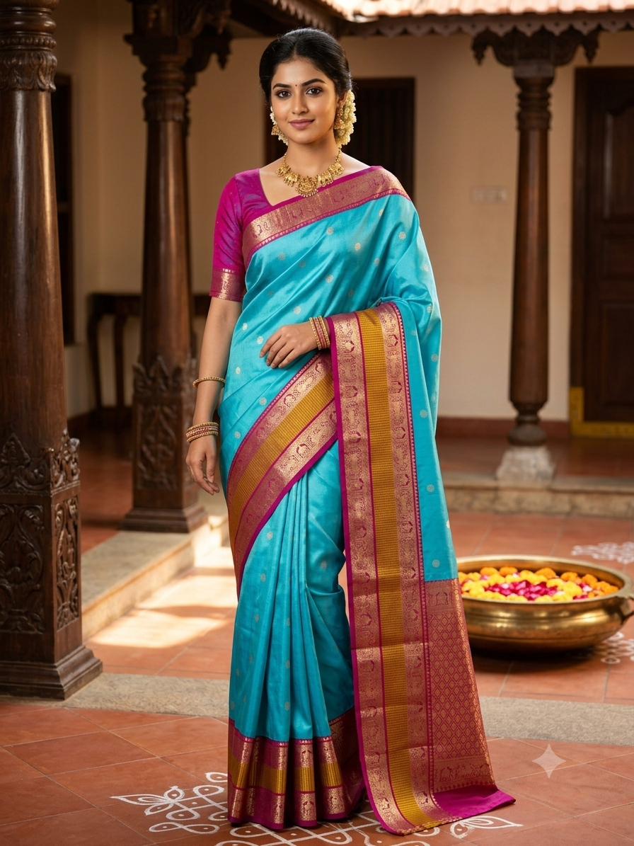 Pure Kanchipuram Silk Saree