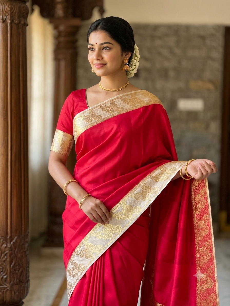 Pure Mysore Silk Saree.