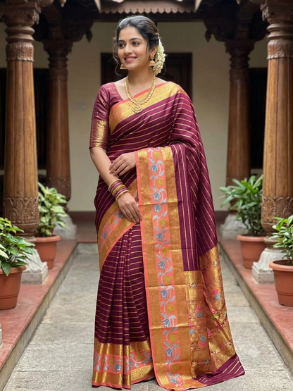 Pure Mysore Silk Saree.