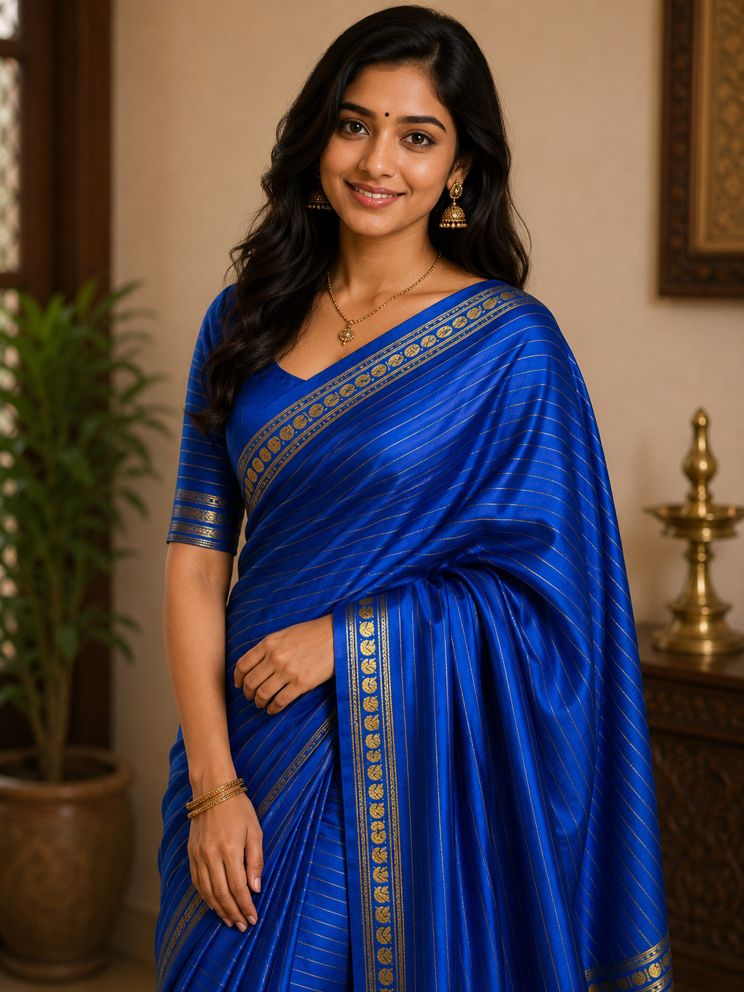 Pure Mysore Silk Saree.