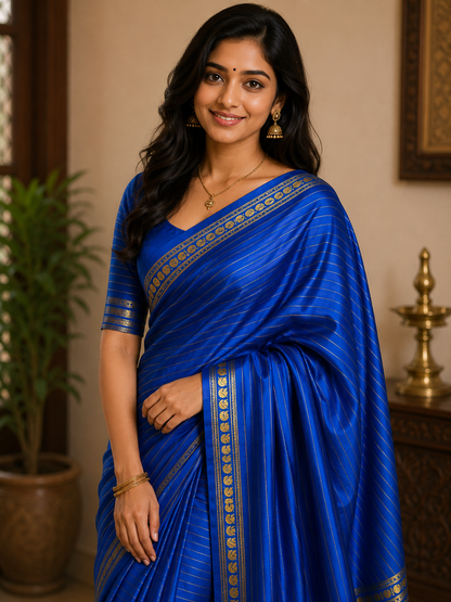 Pure Mysore Silk Saree.