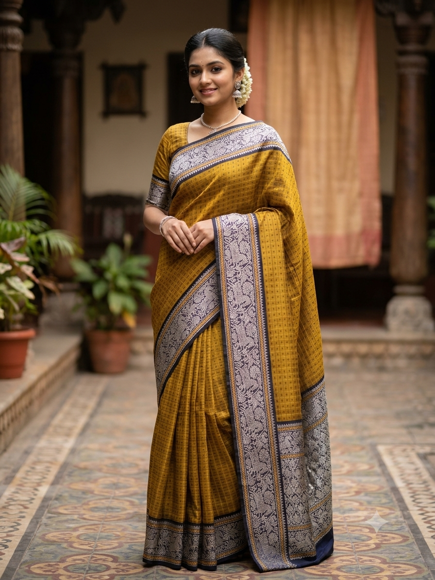 Pure Cotton Silk Saree