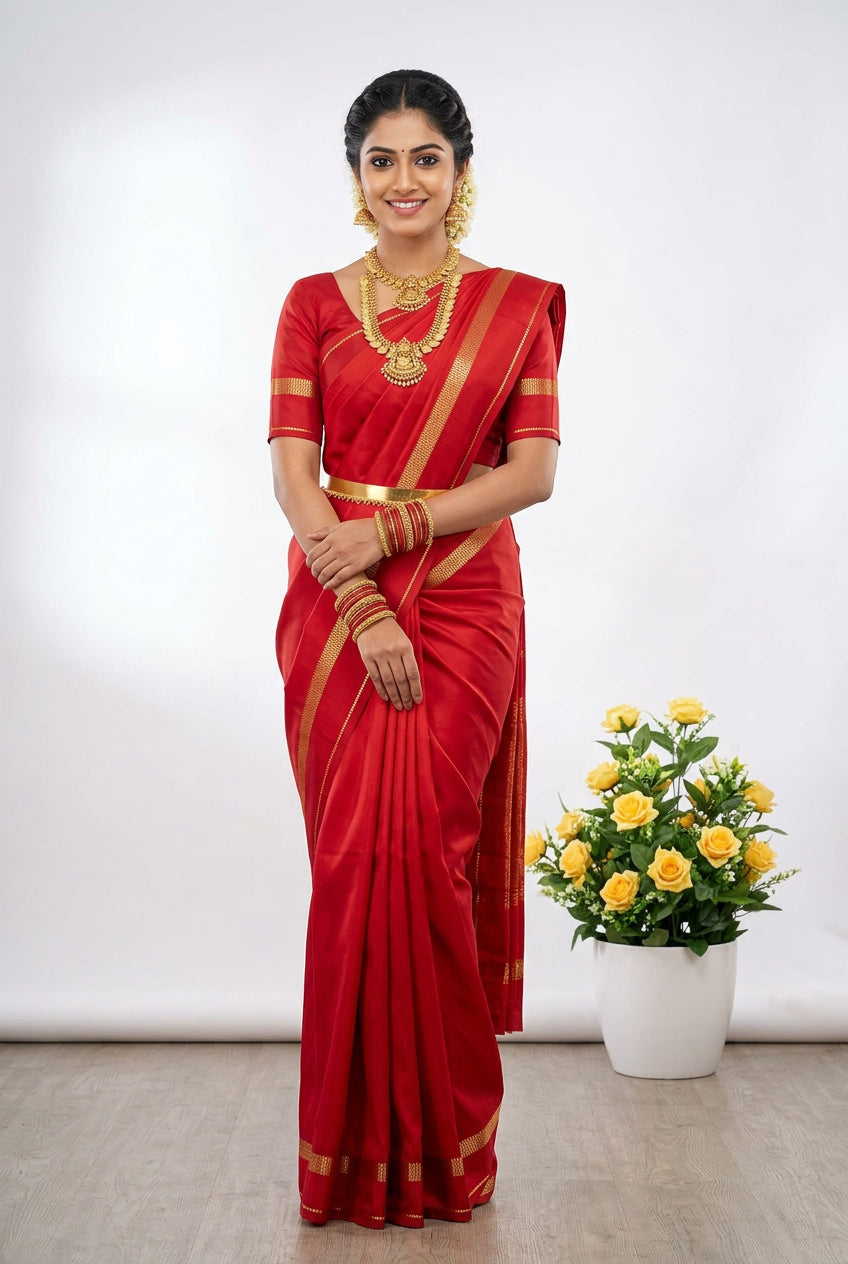 Pure Mysore Silk Saree.