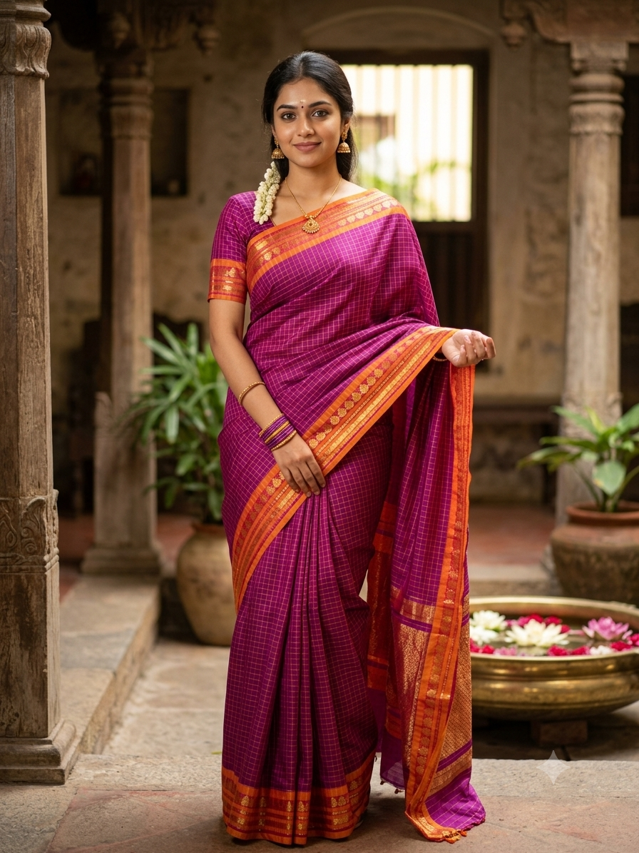 Pure Cotton Silk Saree