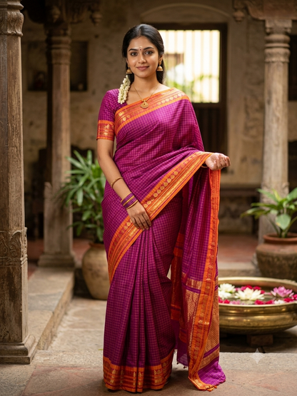 Pure Cotton Silk Saree