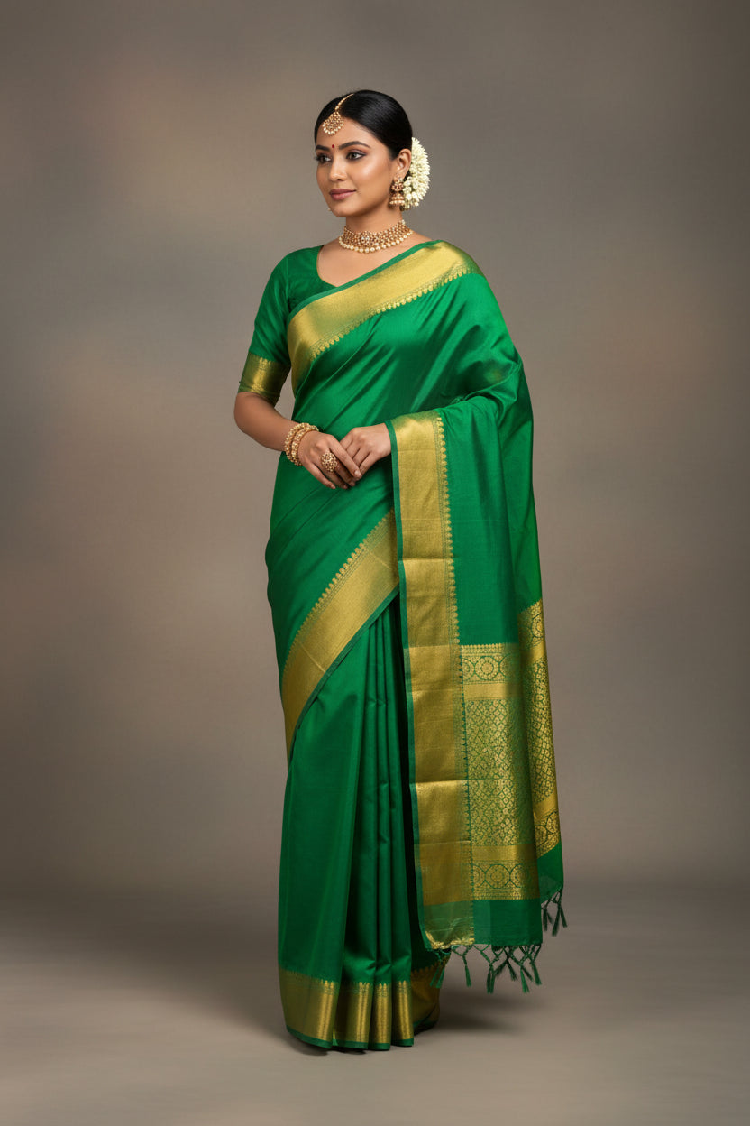 Pure Mysore Silk Saree.