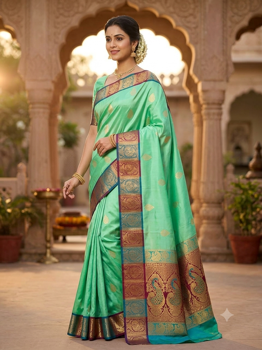 Pure Kanchipuram Silk Saree