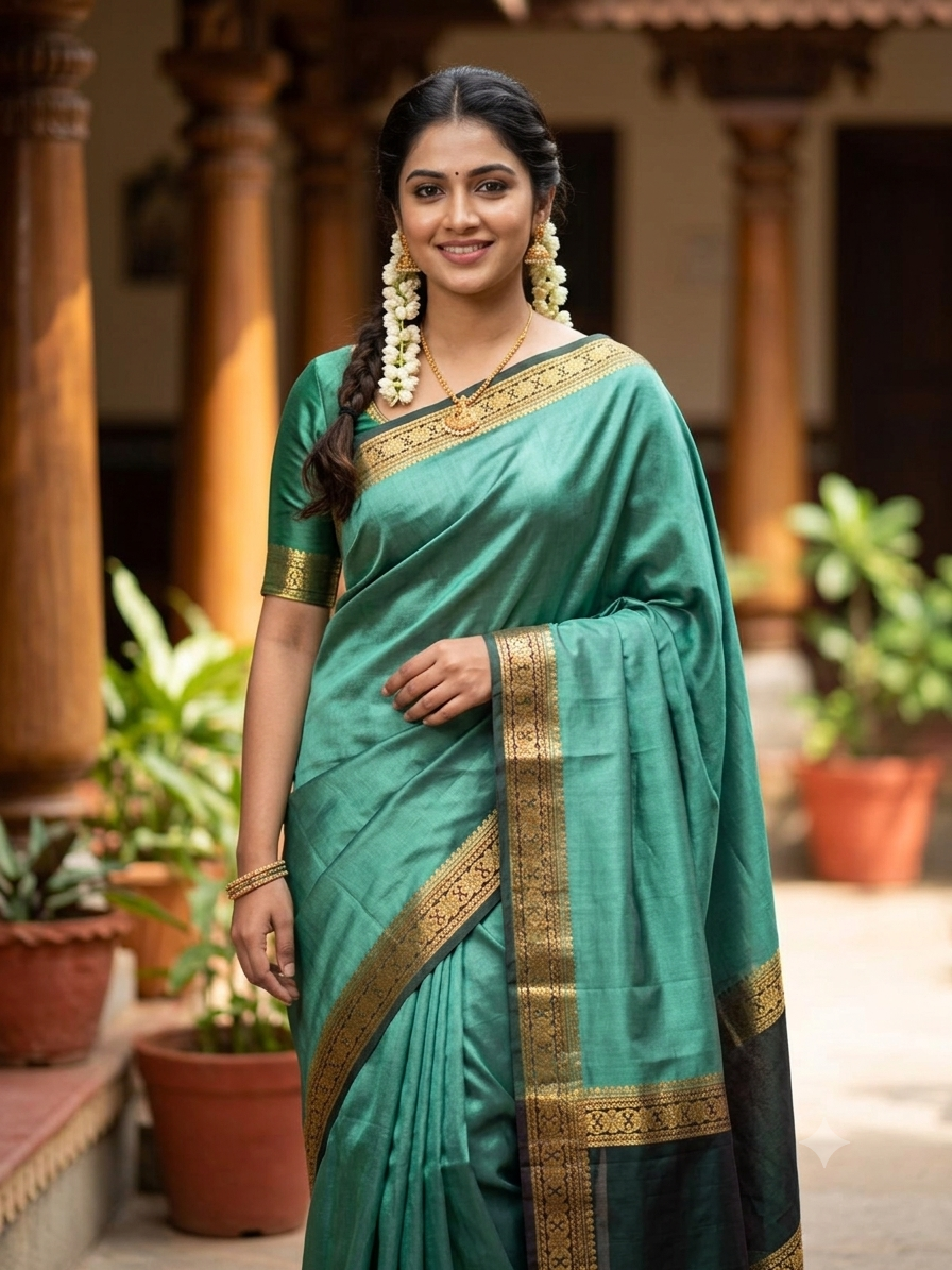 Pure Mysore Silk Saree ( 60 Grams )