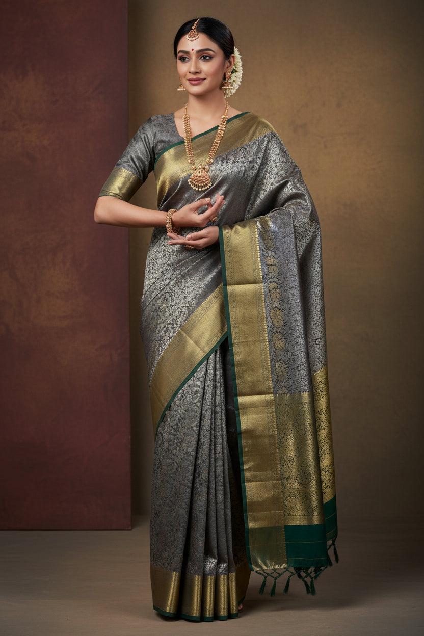 Kanchi Mix Silk Saree