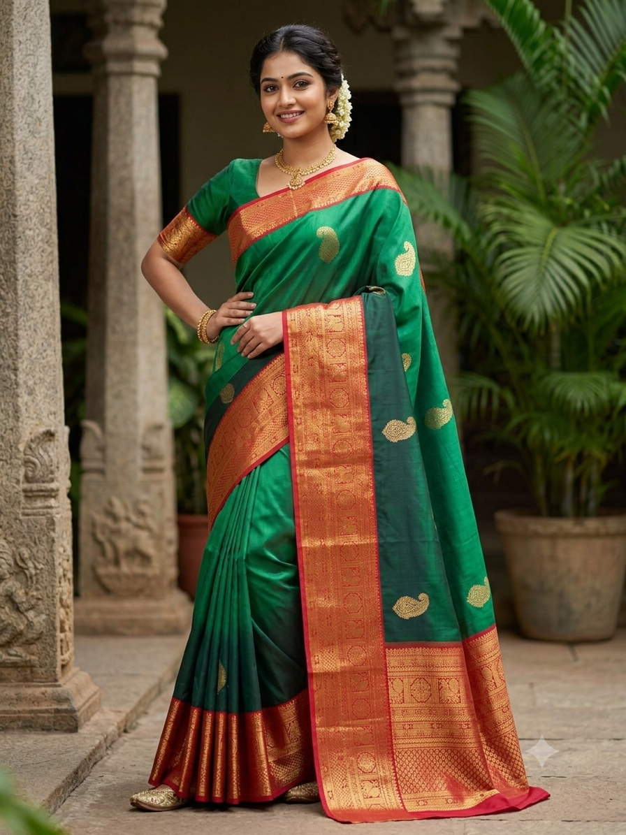 Pure Kanchipuram Silk Saree