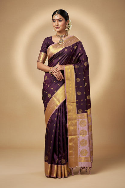 Kanchi Mix Silk Saree