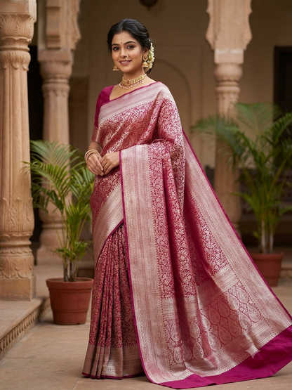 Kanchi Mix Silk Saree