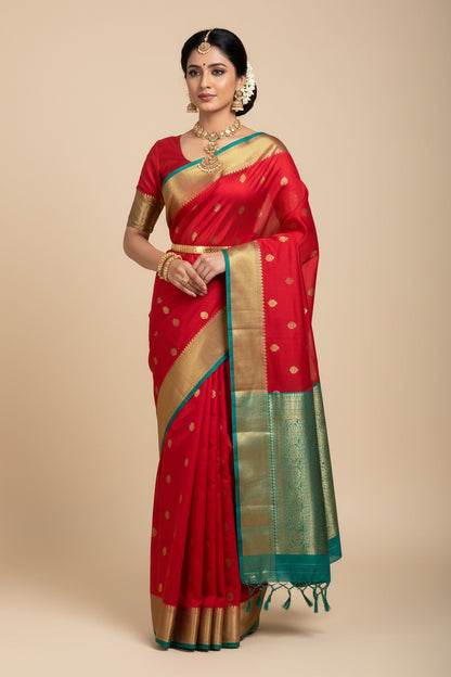 Kanchi Mix Silk Saree
