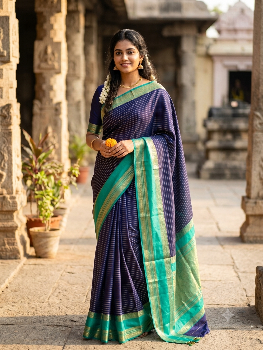 Pure Mysore Silk Saree.