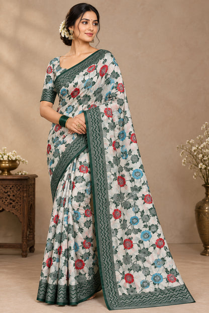 Pure Cotton Silk Saree