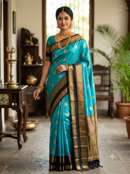 Kanchi Mix Silk Saree