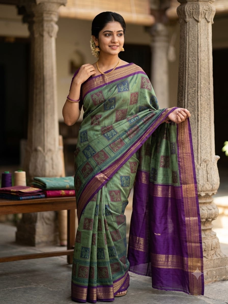 Pure Cotton Silk Saree