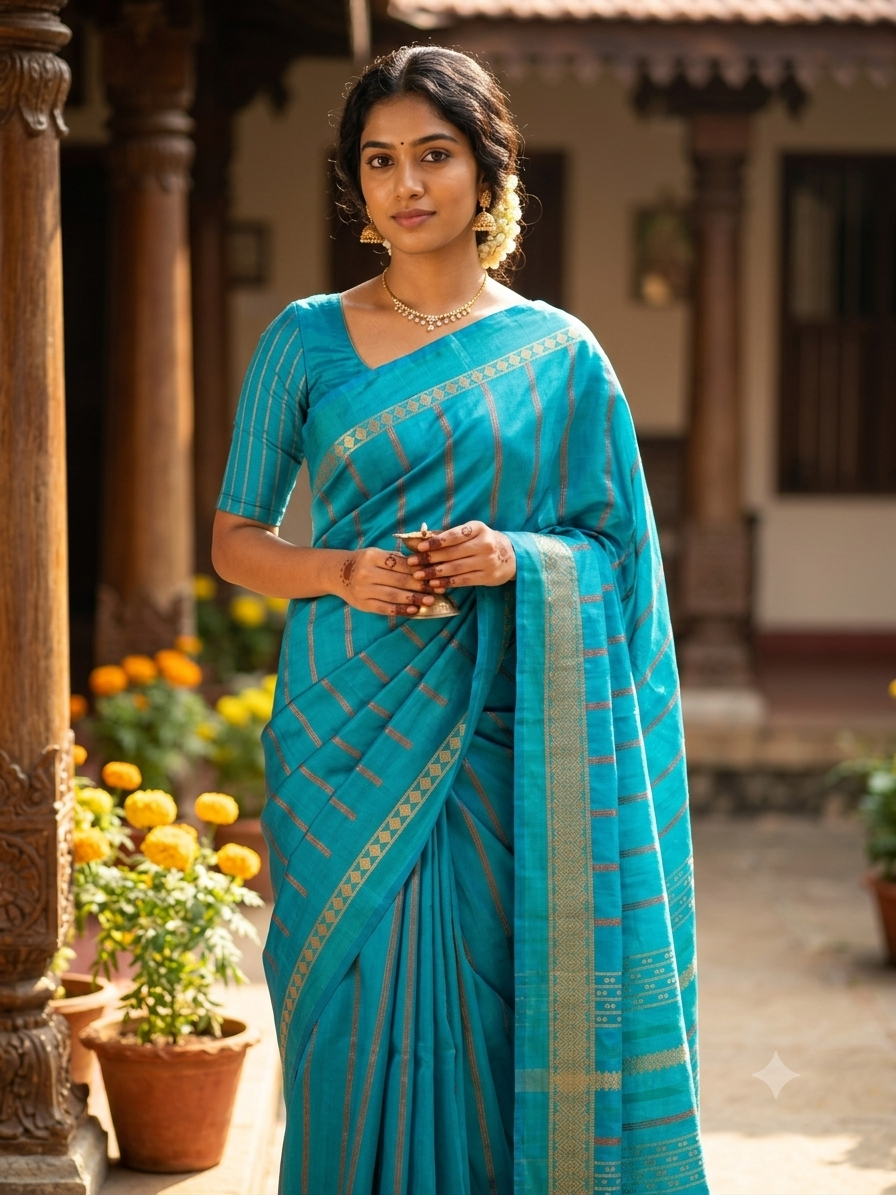 Pure Mysore Silk Saree.
