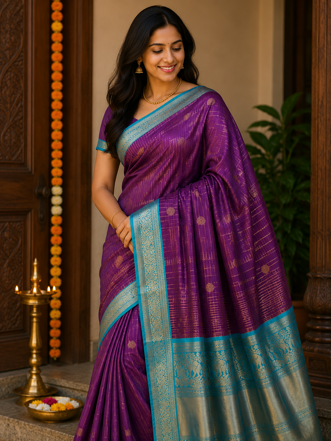 Pure Kanchipuram Silk Saree