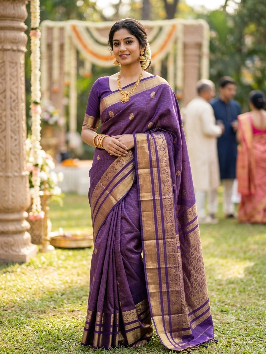 Pure Kanchipuram Silk Saree