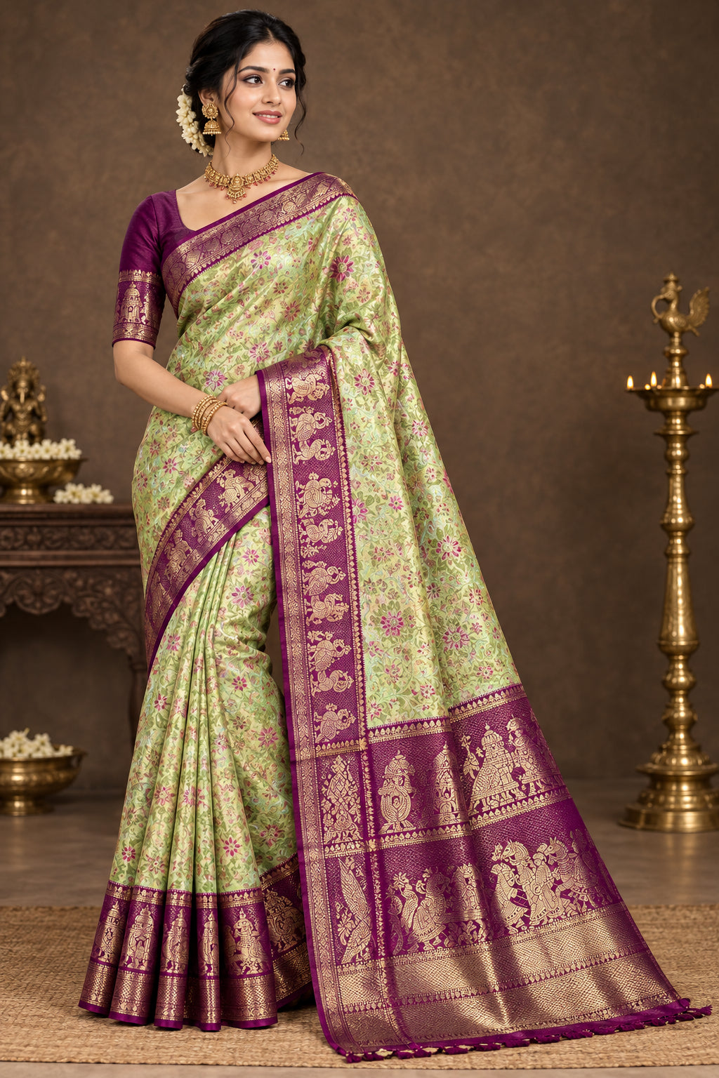 Pure Kanchipuram Silk Saree