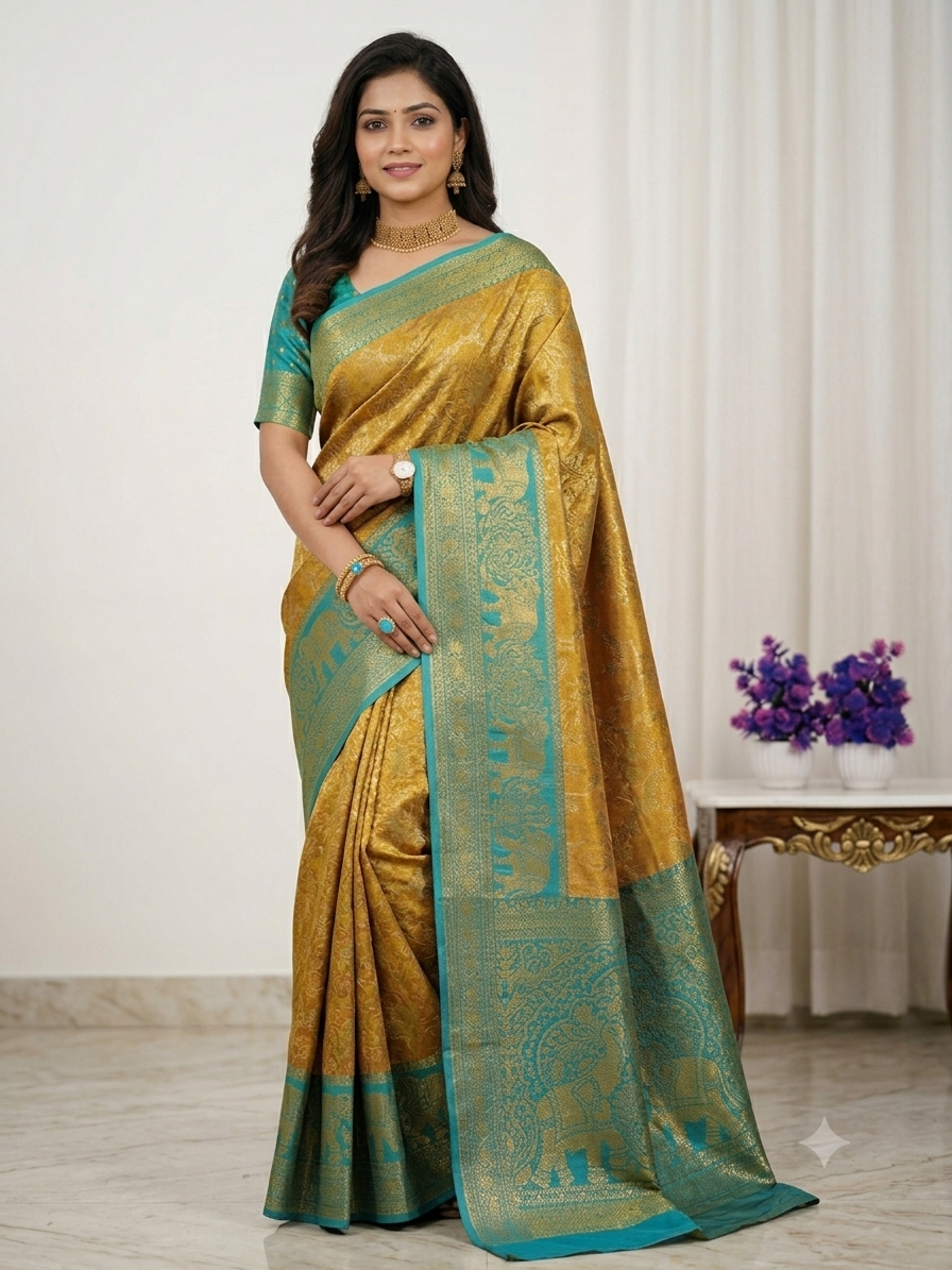 Pure Kanchipuram Silk Saree
