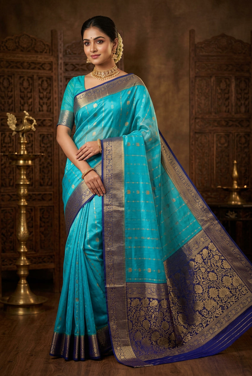 Pure Mysore Silk Saree.