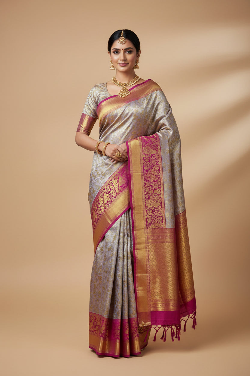Pure Kanchipuram Silk Saree