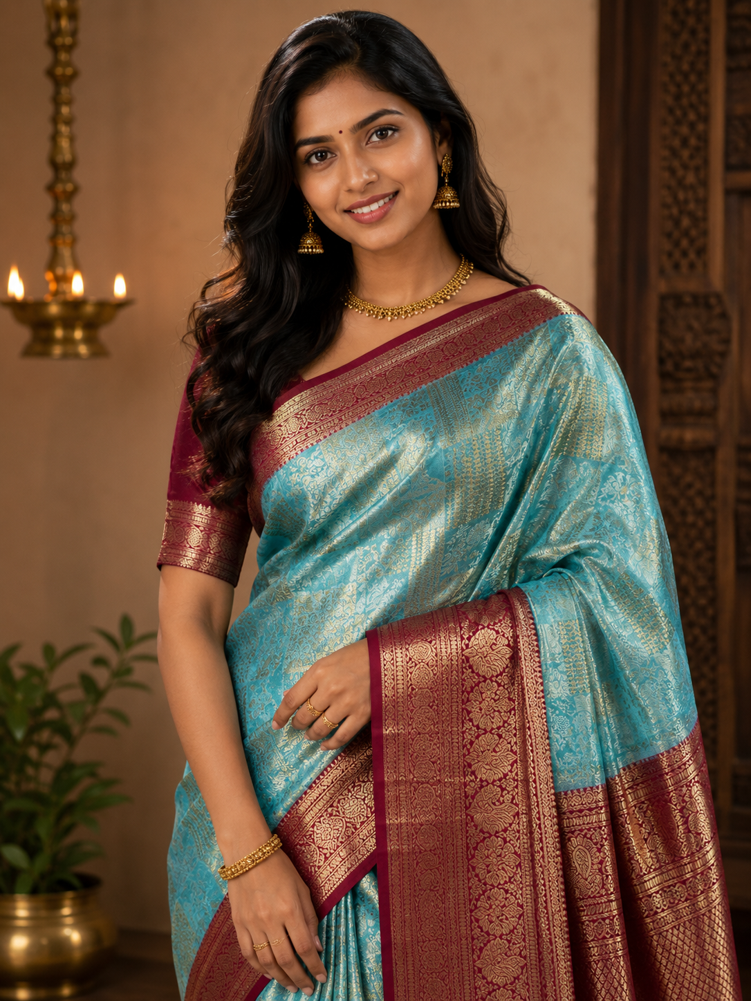 Pure Kanchipuram Silk Saree