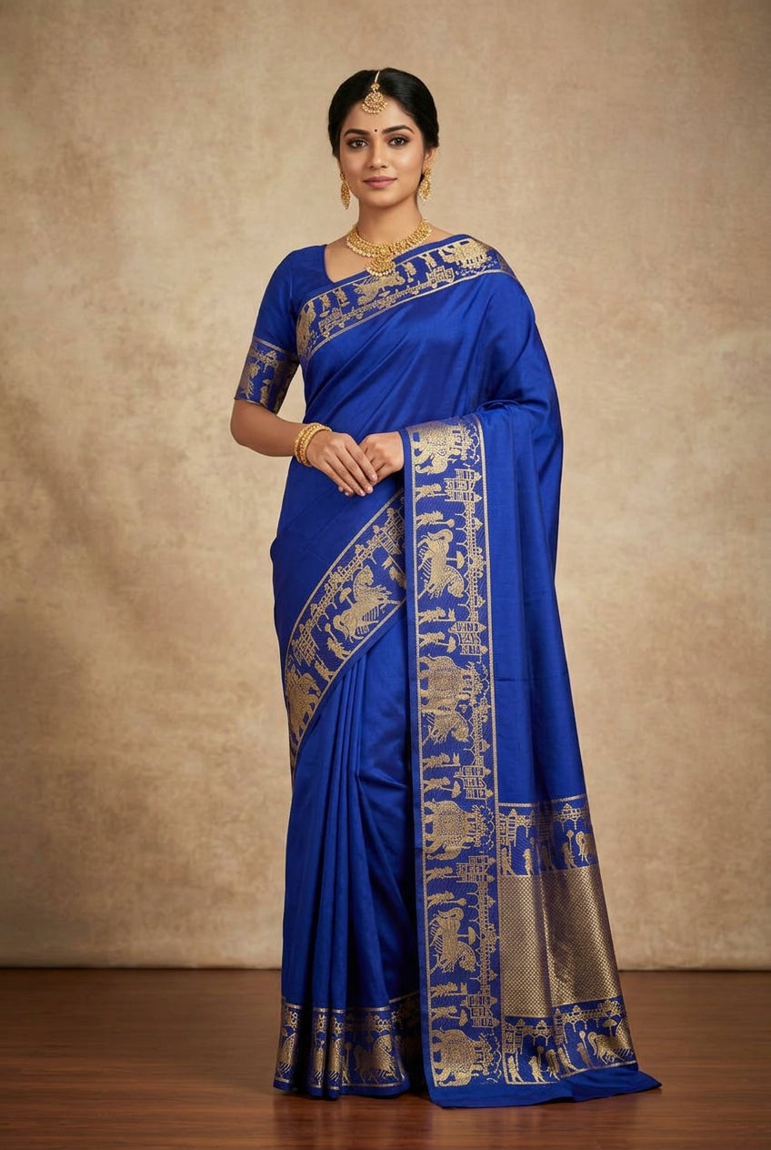 Pure Mysore Silk Saree.