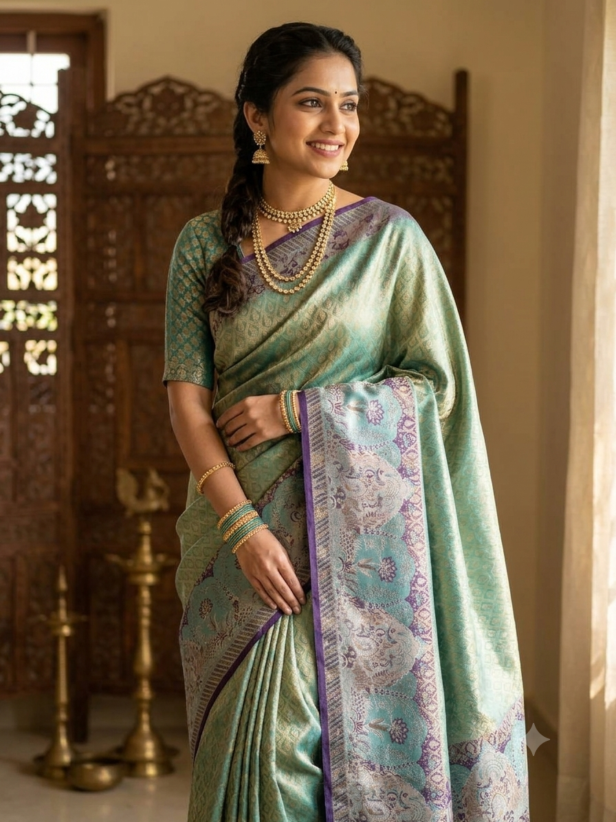 Pure Kanchipuram Silk Saree