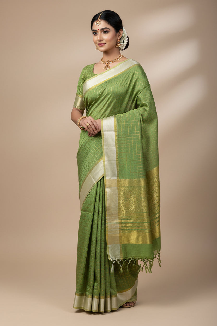Pure Mysore Silk Saree.