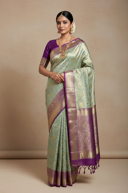 Kanchi Mix Silk Saree