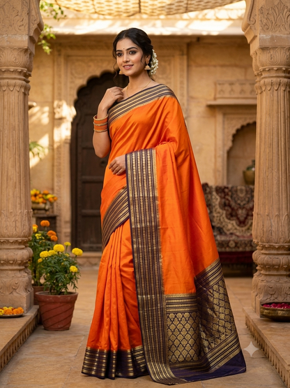 Pure Mysore Silk Saree ( 60 Grams )