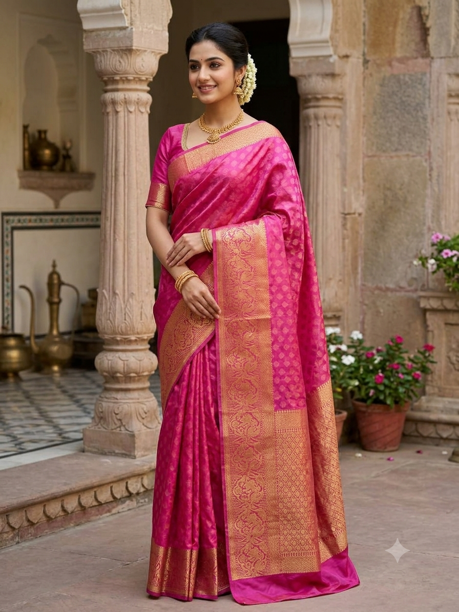 Raw Silk Saree.
