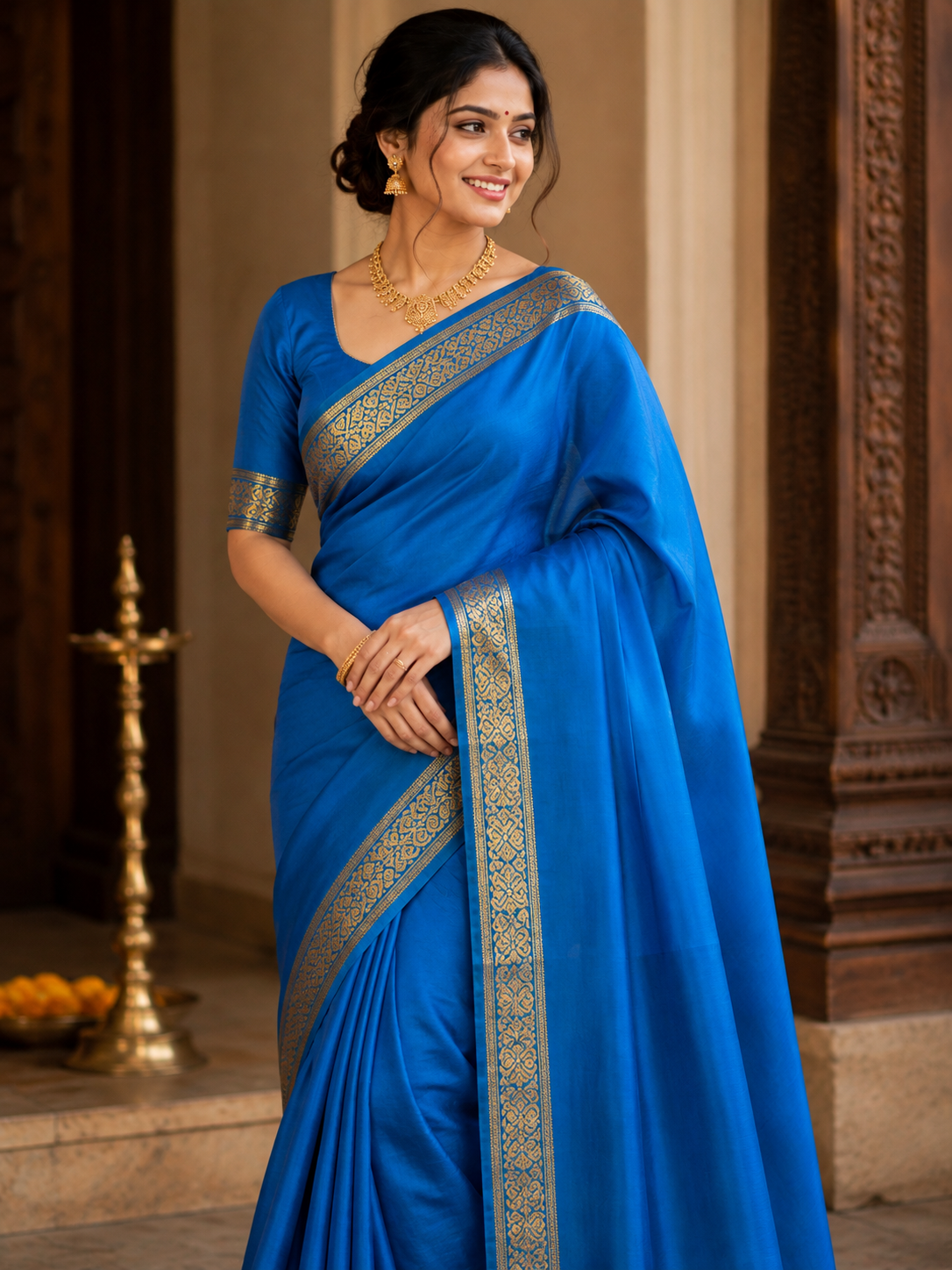Pure Mysore Silk Saree.