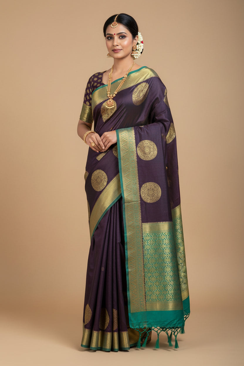 Pure Mysore Silk Saree.
