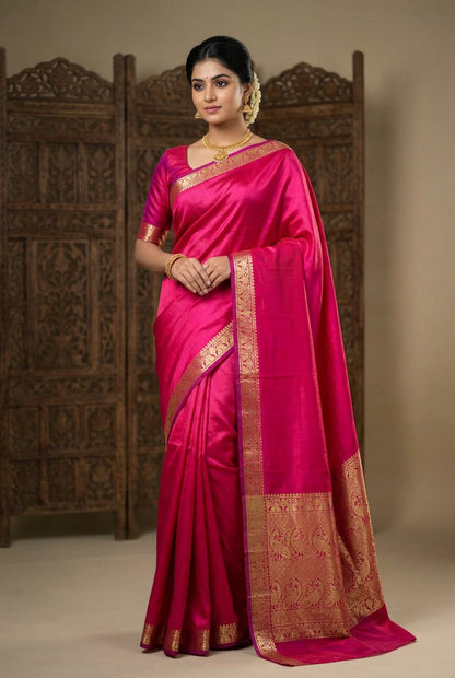 Pure Mysore Silk Saree.