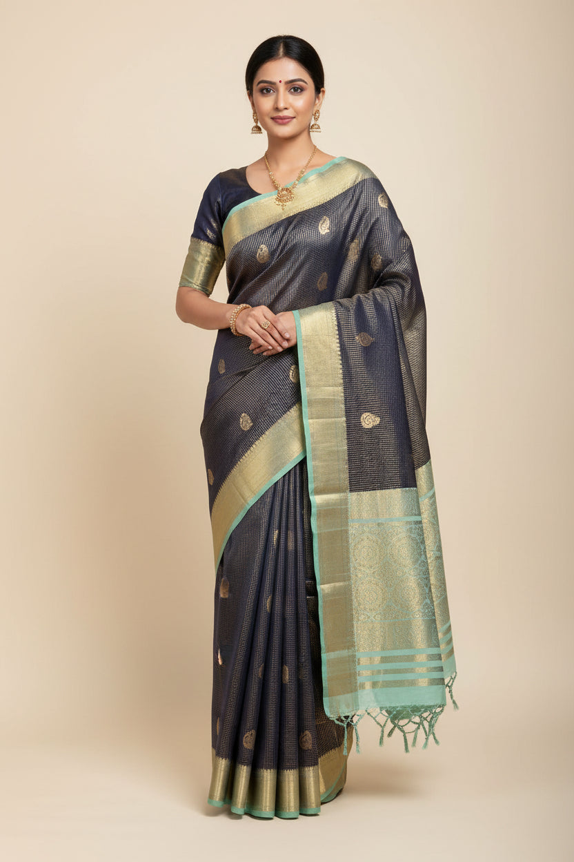 Kanchi Mix Silk Saree