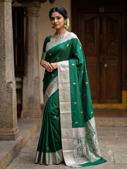Kanchi Mix Silk Saree